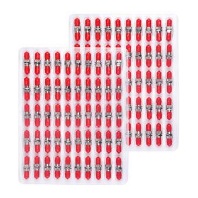 100-Pack Fiber Optic Coupler ST-Red