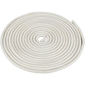 SUPERFINDINGS 26.24FT/8m Backer Rod Caulk Saver for Gaps White Rubber Backing Rod Joint Filler 0.39'' Diameter Foam Rubber Weather Stripping Suitable for Most Cracks