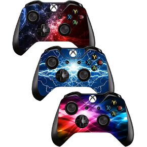 [3PCS] Vinyl Skin for Xbox One/Slim/X Controller (Standard Edition), Sticker Decorate and Protect Device Surface, Group G