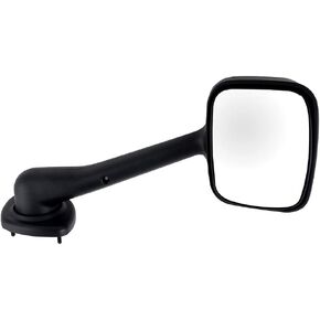 cciyu Truck Tow Mirror Hood Towing Mirror Wide Angle Mirror Driver Left Side Fits for 2008-2016 for Freightliner for Cascadia with Black Housing Support Arm Manual Adjusted Manual Folding