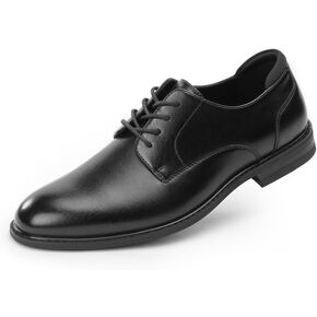 Men's Oxfords Classic Dress Lace Up Shoes, Leather Lined, Heel Pad Design for Formal Occasions