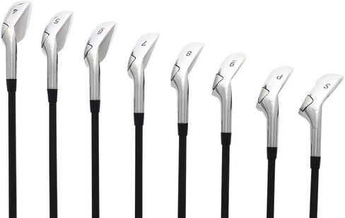 Majek K6 Iron Set Complete 8-Piece Men's Iron Set (4-PW, SW) Right Handed Graphite Regular Flex R Flex Club in Saudi Arabia