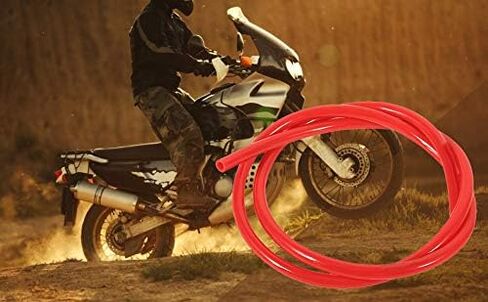 Keenso Colorful Gas Line Hose Tube Pipe Petrol 1/4 inch 3 feet for Motorcycle Dirt Pit Bike ATV Snowmobile PWC Jet Ski Polyurethane(Red) in Saudi Arabia