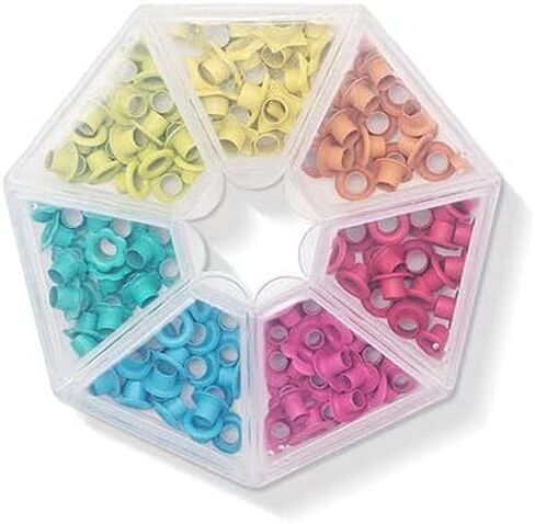 We R Memory Keepers Storage Crop-A-Dile-Eyelets and Case-Bright, 141 Pieces, Storage Case Rectangular Clear Storage Case Craft Orginization Crop-A-Dile Storage Container in Saudi Arabia