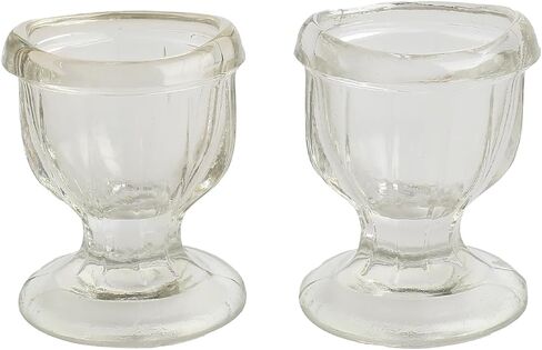 ChillEyes Eye Wash Cups for Effective Eye Cleansing - with Storage Container - Eye Shaped Rim, Snug Fit - Plastic Eye Wash Cup (Blue) in Saudi Arabia