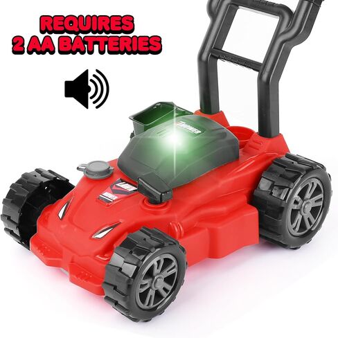 ArtCreativity Kids’ Lawn Mower Toy - 21 Inches Tall - Lawn Mower for Kids with Lights, Startup Sound, and Wheels with Realistic Motor-Like Sound - Play Lawn Mower for Boys and Girls 3 and Up in Saudi Arabia
