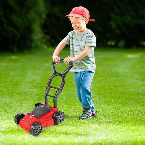 ArtCreativity Kids’ Lawn Mower Toy - 21 Inches Tall - Lawn Mower for Kids with Lights, Startup Sound, and Wheels with Realistic Motor-Like Sound - Play Lawn Mower for Boys and Girls 3 and Up in Saudi Arabia