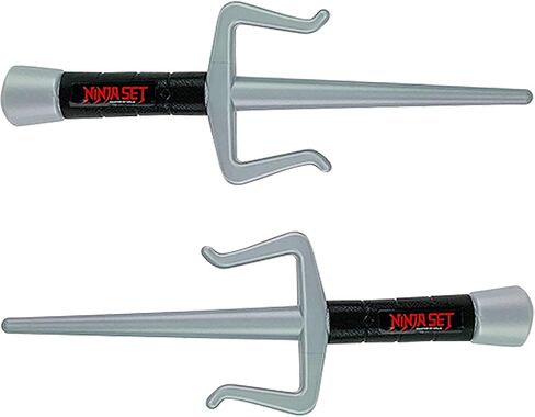 Liberty Imports 2 PCS Plastic Toy Ninja Sai Weapons for Kids Pretend Play Costume Accessories - Children Imaginative Play and Cosplay in Saudi Arabia