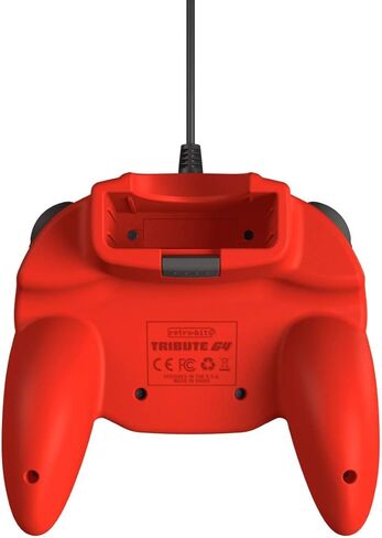 Retro-Bit Tribute 64 USB Controller for PC, Switch, Mac, Steam, RetroPie, Raspberry Pi - USB Port - (Red) in Kuwait