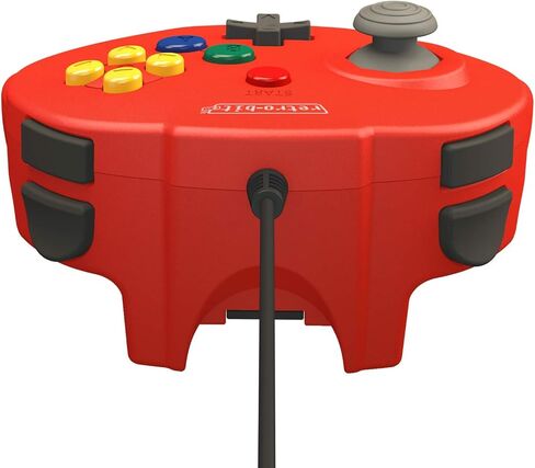 Retro-Bit Tribute 64 USB Controller for PC, Switch, Mac, Steam, RetroPie, Raspberry Pi - USB Port - (Red) in Kuwait