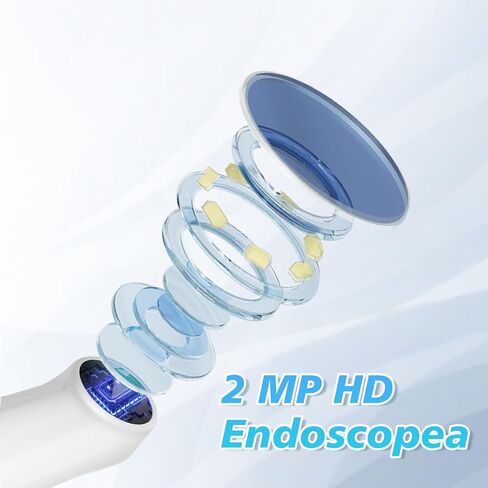 Wireless Endoscope, WiFi 8 Adjustable LED Lights IP67 Waterproof Camera Compatible with iPhone and Android, Suitable for Individuals and Pet in Kuwait