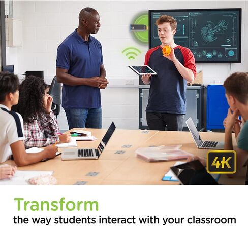 IOGEAR Mini Wireless 4K HDMI Video Screen Sharing Adapter - Wireless 2.4/5GHz w/WPA-2 Security - Up to 30Ft - Low Latency - Phone, Tablet, PC - Win Mac OS iOS Android Chrome - GWAVR4K in Kuwait