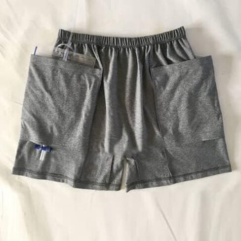 Shorts for Nephrostomy Bag, Catheter Support Underwear for Nephrostomy, Ostomy Drainage Bag Care Shorts (L) in Saudi Arabia