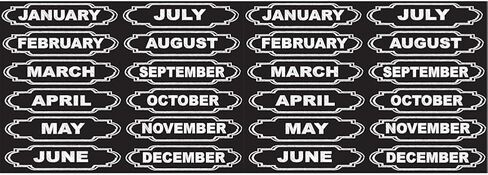 ASHLEY PRODUCTIONS Months of The Year Die-Cut Magnets in Saudi Arabia