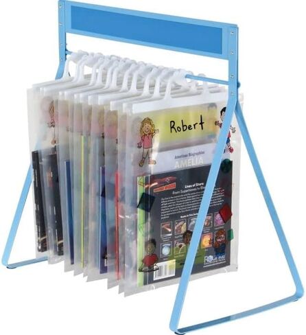Really Good Stuff Store More Sturdy Hang-Up Totes Rack, 20"W x 12"D x 20"H - Tip and Scratch Resistant Base - Classroom Organization, Preschool and Elementary Classroom Must Haves, Teacher Supplies in Kuwait