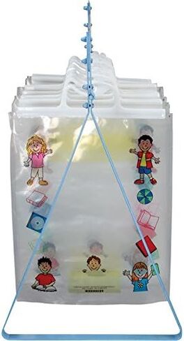 Really Good Stuff Store More Sturdy Hang-Up Totes Rack, 20"W x 12"D x 20"H - Tip and Scratch Resistant Base - Classroom Organization, Preschool and Elementary Classroom Must Haves, Teacher Supplies in Kuwait