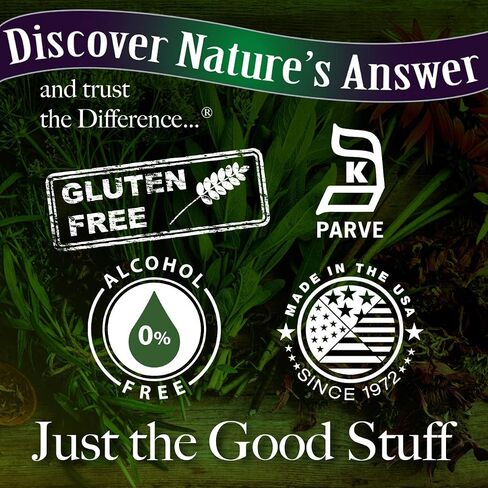 Nature's Answer Alcohol-Free Chickweed Stelleria Media 2000mg 1oz Extract | Herbal Supplement | Promotes Digestion | Non GMO, Kosher, Gluten Free , Vegan | Single Count in Saudi Arabia