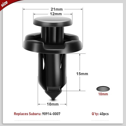 Nilight Car Retainer Clips Fastener Remover 6.3mm 8mm 9mm 10mm Expansion Screws Replacement Kit Bumper Push Rivet Clips for GM Ford Toyota Honda Chrysler,2 Years Warranty, 120PCS Clips & Remover in Kuwait