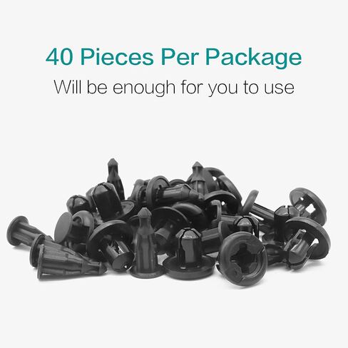Lantee 10mm Front Bumper Retainer Clips 91503-SZ3-003 Fit for Honda Accord Civic CRV CRZ Element Insight Odyssey Passport Pilot Prelude Ridgeline S2000, for Acura CL Integra MDX NSX RL RSX TL TSX ZDX in Kuwait