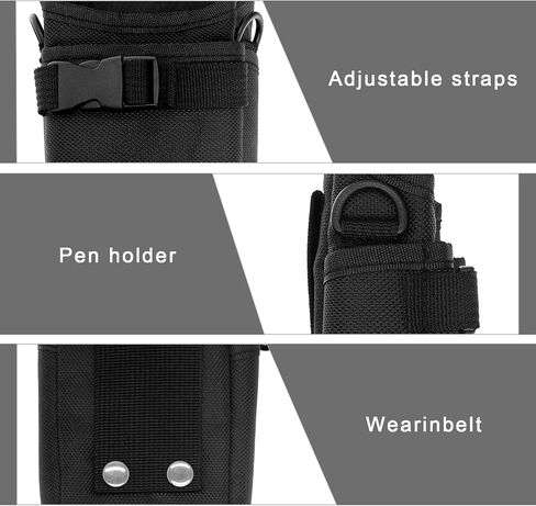 Scanner Holster Nylon Carry Case with Rugged Belt Clip for Symbol Zebra TC20 TC53 TC70 TC72 TC75 TC77 MC3090 MC3000 MC55 MC65 MC2100 Honeywell EDA50 EDA51 70E Barcode Scanner Handheld Mobile Computer in Saudi Arabia