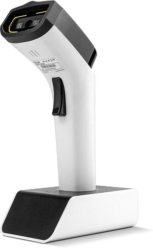 NETUM Fashionable Bluetooth Wireless 1D Barcode Scanner, Hands Free CCD Barcode Reader with Stand and Built-in Memory, Works with MAC OS, Windows, iOS, Android -DS5000 in Kuwait