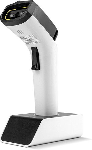 NETUM Fashionable Bluetooth Wireless 1D Barcode Scanner, Hands Free CCD Barcode Reader with Stand and Built-in Memory, Works with MAC OS, Windows, iOS, Android -DS5000 in Kuwait