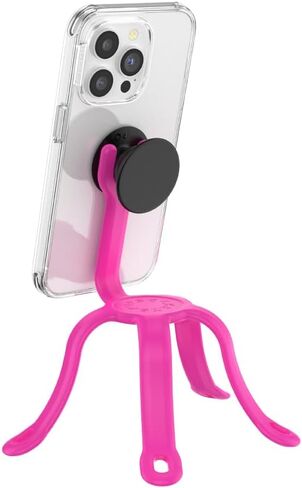 PopSockets: Flexible Phone Mount & Stand, Phone Tripod Mount, Universal Device Mount - Hot Pink in Saudi Arabia