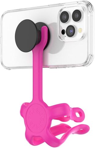 PopSockets: Flexible Phone Mount & Stand, Phone Tripod Mount, Universal Device Mount - Hot Pink in Saudi Arabia