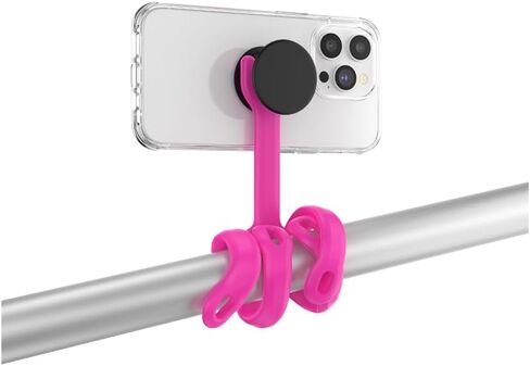 PopSockets: Flexible Phone Mount & Stand, Phone Tripod Mount, Universal Device Mount - Hot Pink in Saudi Arabia