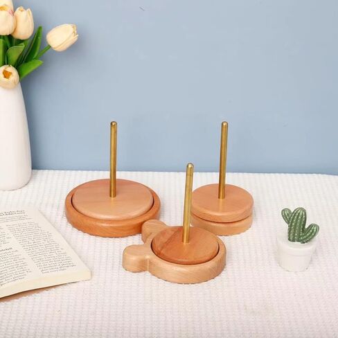 عناصر أثينا غزل سكين حامل سبينر، حامل كرة غزل، حامل كرة غزل، حامل غزل للحياكة - حامل غزل ناعم للكروشيه والحياكة in Kuwait