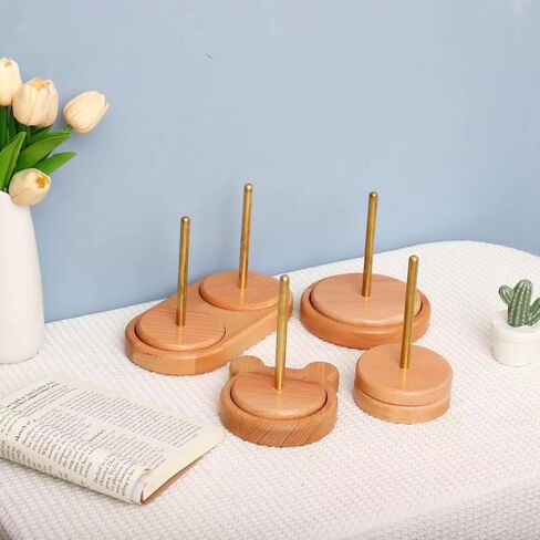 عناصر أثينا غزل سكين حامل سبينر، حامل كرة غزل، حامل كرة غزل، حامل غزل للحياكة - حامل غزل ناعم للكروشيه والحياكة in Kuwait