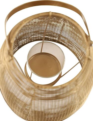 Deco 79 Metal Candle Lantern, 9" x 9" x 16", Gold in Saudi Arabia