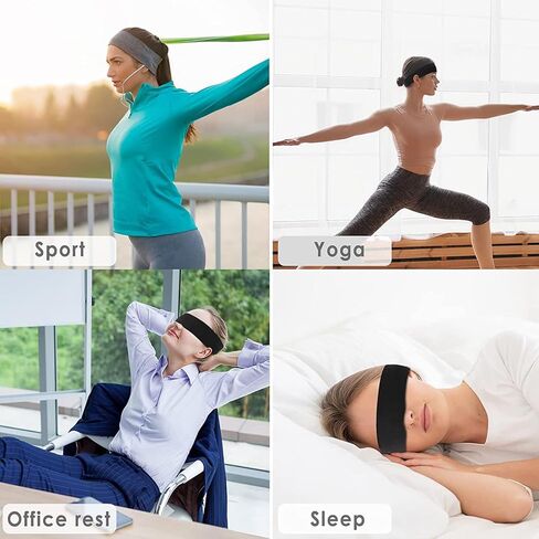 Non Slip Headbands for Women Men 7Pcs Fabric Headbands Soft Elastic Headband for Women Sports Workout Running Yoga Accessories Head Bands for Women's Hair Non Slip in Kuwait