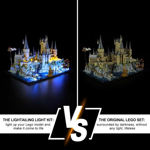 LIGHTAILING Light for Lego- 76419 Castle and Grounds - Led Lighting Kit Compatible with Lego Building Blocks Model - NOT Included The Model Set in Saudi Arabia