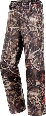 Ultra-Quiet Women's Camo Hunting Pants, Water Resistant Fleece Lined Flexible Camo Pants, Lightweight & Breathable in Saudi Arabia