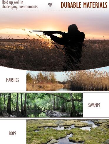 Ultra-Quiet Women's Camo Hunting Pants, Water Resistant Fleece Lined Flexible Camo Pants, Lightweight & Breathable in Saudi Arabia