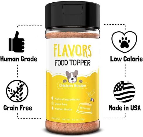 Flavors Food Topper for Dogs, Peanut Butter Recipe, 3.1-Ounce in Saudi Arabia