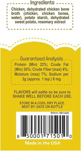 Flavors Food Topper for Dogs, Peanut Butter Recipe, 3.1-Ounce in Saudi Arabia