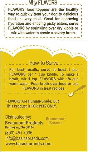 Flavors Food Topper for Dogs, Peanut Butter Recipe, 3.1-Ounce in Saudi Arabia