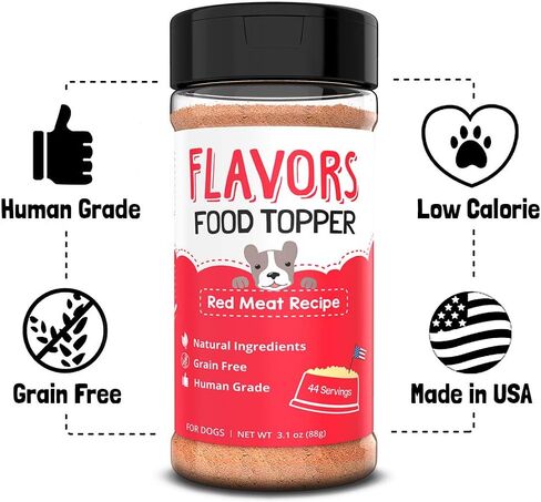 Flavors Food Topper for Dogs, Peanut Butter Recipe, 3.1-Ounce in Saudi Arabia
