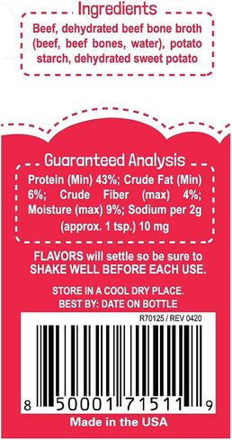 Flavors Food Topper for Dogs, Peanut Butter Recipe, 3.1-Ounce in Saudi Arabia