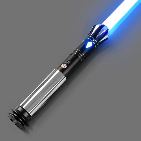 Upgrade RGB3.0 Dueling Light Saber, Motion Control Smooth Swing Light Sabers, 16 Sound Fonts Light Saber with 16 RGB Infinite Color Changing, Rechargeable Metal Hilt for Adults Gift in Kuwait