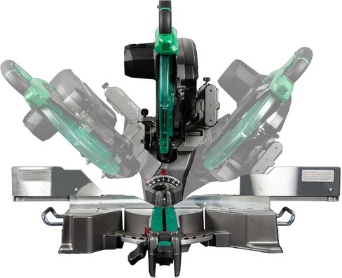 Metabo HPT 12-Inch Sliding Miter Saw, Dual Bevel, Xact Cut Shadow Line, 5-Year Warranty, C12RSH3 in Saudi Arabia