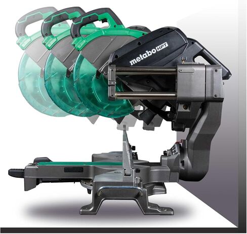 Metabo HPT 12-Inch Sliding Miter Saw, Dual Bevel, Xact Cut Shadow Line, 5-Year Warranty, C12RSH3 in Saudi Arabia