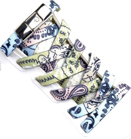 Kids and Adult No Tie Elastic Shoelaces with Strong Lock Adjustable Cool Lace Shoe Laces in Saudi Arabia