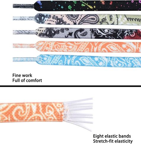 Kids and Adult No Tie Elastic Shoelaces with Strong Lock Adjustable Cool Lace Shoe Laces in Saudi Arabia