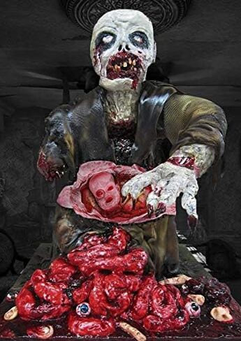 Haunted House Halloween Decorations Creepy Bloody Waist Belly Bandage Guaze with Intestine Fake Dead Body Bloody Part Trick Props for Halloween Party Bar haunted house Cosplay Costume in Saudi Arabia