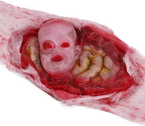 Haunted House Halloween Decorations Creepy Bloody Waist Belly Bandage Guaze with Intestine Fake Dead Body Bloody Part Trick Props for Halloween Party Bar haunted house Cosplay Costume in Saudi Arabia