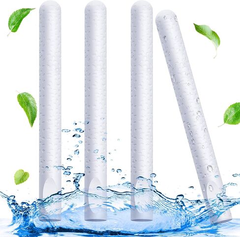 4 Pcs Drying Stick for Toys Drying Rod Stick Diatomite Stick Moisture Absorbing Stick Clean Water Absorption Rod Diatomaceous Earth Desiccant for Home Laundry, White (Basic Style, 5.7 x 0.5 Inch) in Saudi Arabia