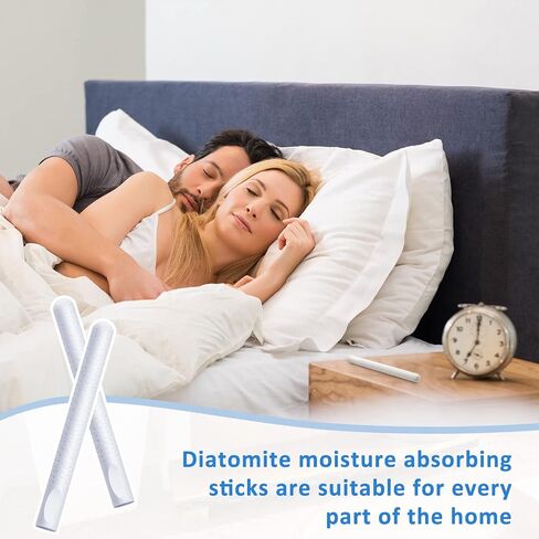 4 Pcs Drying Stick for Toys Drying Rod Stick Diatomite Stick Moisture Absorbing Stick Clean Water Absorption Rod Diatomaceous Earth Desiccant for Home Laundry, White (Basic Style, 5.7 x 0.5 Inch) in Saudi Arabia